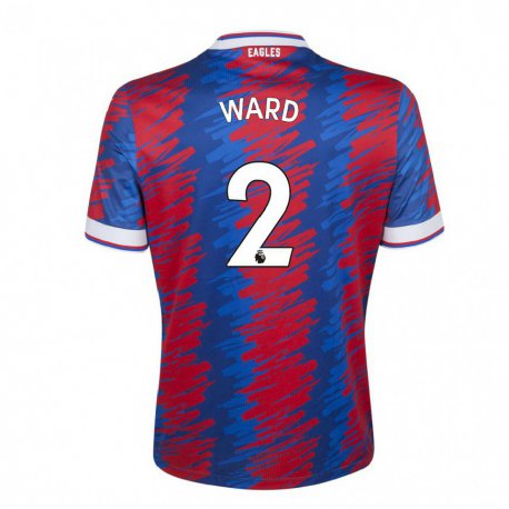 Kandiny Herren Joel Ward #2 Rot Blau Heimtrikot Trikot 2022/23 T-shirt