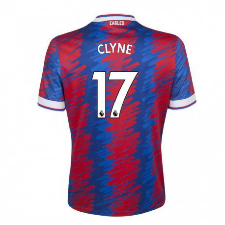 Kandiny Herren Nathaniel Clyne #17 Rot Blau Heimtrikot Trikot 2022/23 T-shirt