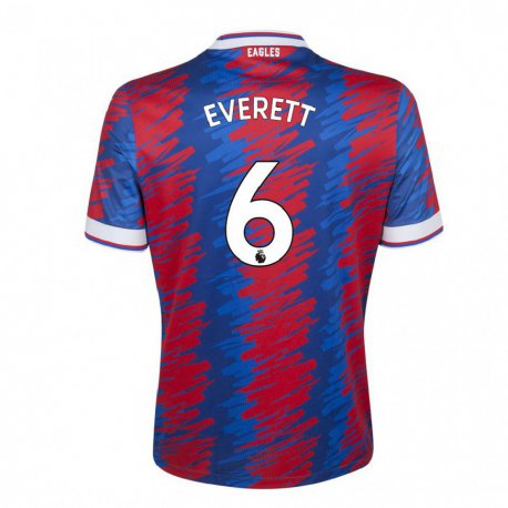 Kandiny Herren Aimee Everett #6 Rot Blau Heimtrikot Trikot 2022/23 T-shirt