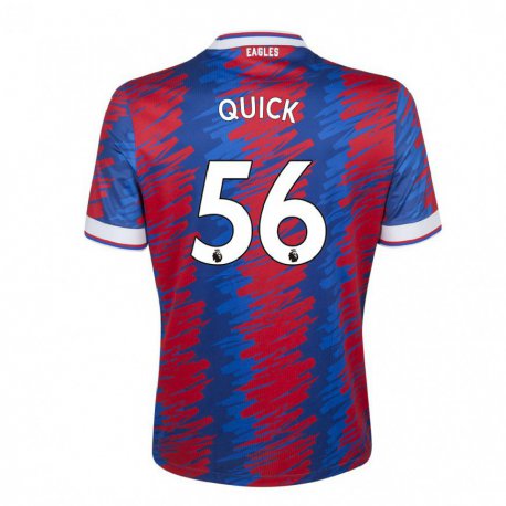 Kandiny Herren Daniel Quick #56 Rot Blau Heimtrikot Trikot 2022/23 T-shirt