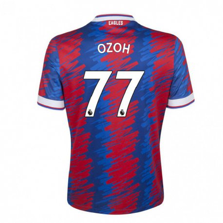 Kandiny Herren David Ozoh #77 Rot Blau Heimtrikot Trikot 2022/23 T-shirt