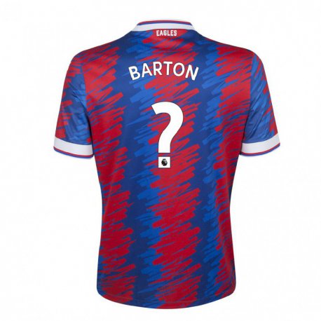 Kandiny Herren Kalani Barton #0 Rot Blau Heimtrikot Trikot 2022/23 T-shirt