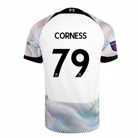 Kandiny Herren Dominic Corness #79 Weiß Bunt Auswärtstrikot Trikot 2022/23 T-shirt