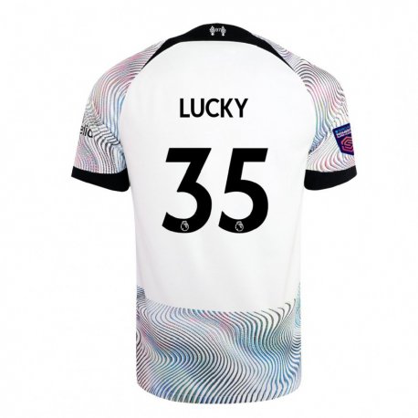 Kandiny Herren Wellity Lucky #35 Weiß Bunt Auswärtstrikot Trikot 2022/23 T-shirt