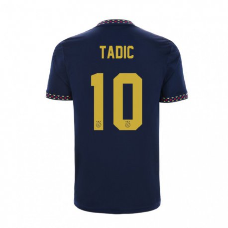 Kandiny Herren Dusan Tadic #10 Dunkelblau Auswärtstrikot Trikot 2022/23 T-shirt