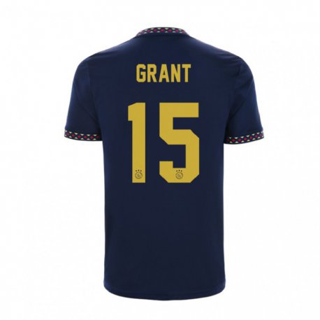 Kandiny Herren Chasity Grant #15 Dunkelblau Auswärtstrikot Trikot 2022/23 T-shirt