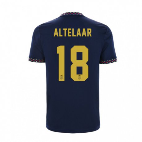 Kandiny Herren Jamie Altelaar #18 Dunkelblau Auswärtstrikot Trikot 2022/23 T-shirt