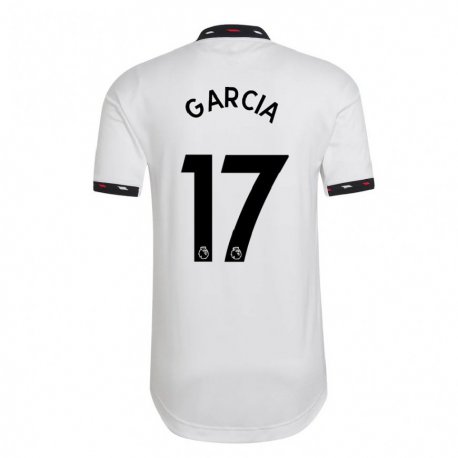 Kandiny Herren Lucia Garcia #17 Weiß Auswärtstrikot Trikot 2022/23 T-shirt