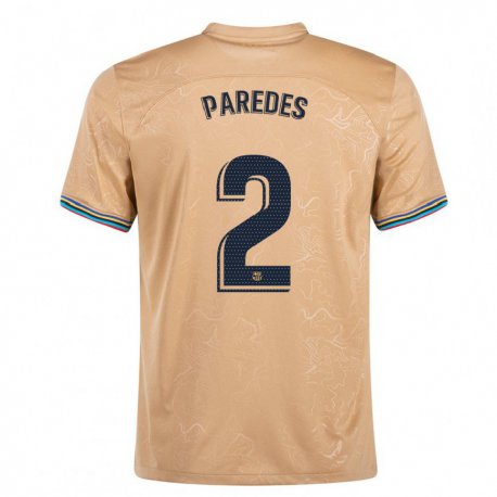 Kandiny Herren Irene Paredes #2 Gold Auswärtstrikot Trikot 2022/23 T-Shirt