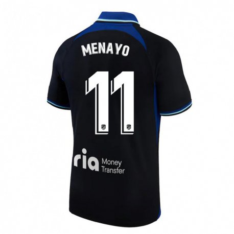 Kandiny Herren Carmen Menayo #11 Schwarz Weiß Blau Auswärtstrikot Trikot 2022/23 T-Shirt