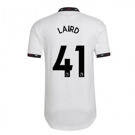 Kandiny Herren Ethan Laird #41 Weiß Auswärtstrikot Trikot 2022/23 T-shirt