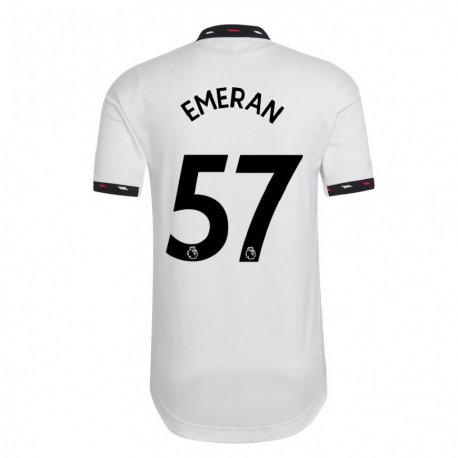 Kandiny Herren Noam Emeran #57 Weiß Auswärtstrikot Trikot 2022/23 T-shirt
