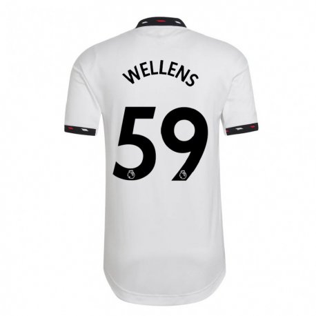 Kandiny Herren Charlie Wellens #59 Weiß Auswärtstrikot Trikot 2022/23 T-shirt