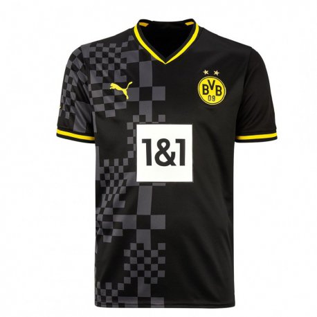 Kandiny Herren Leon Klubmann #22 Schwarz Auswärtstrikot Trikot 2022/23 T-Shirt