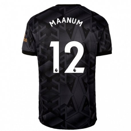 Kandiny Herren Frida Maanum #12 Schwarz Grau Auswärtstrikot Trikot 2022/23 T-shirt