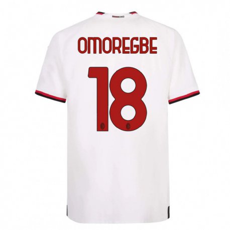 Kandiny Herren Bob Murphy Omoregbe #18 Weiß Rot Auswärtstrikot Trikot 2022/23 T-Shirt
