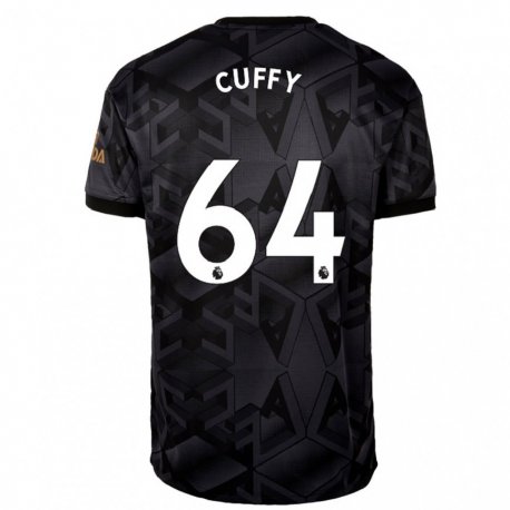 Kandiny Herren Brooke Norton Cuffy #64 Schwarz Grau Auswärtstrikot Trikot 2022/23 T-shirt