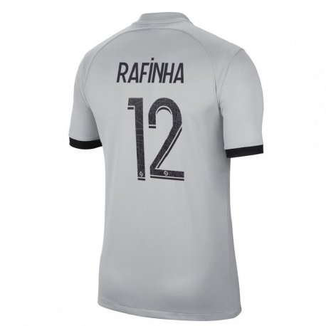Kandiny Herren Rafinha #12 Grau Auswärtstrikot Trikot 2022/23 T-Shirt
