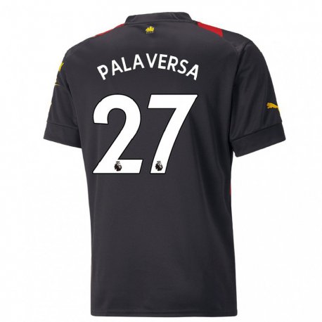 Kandiny Herren Ante Palaversa #27 Schwarz Rot Auswärtstrikot Trikot 2022/23 T-shirt