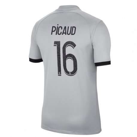 Kandiny Herren Constance Picaud #16 Grau Auswärtstrikot Trikot 2022/23 T-shirt