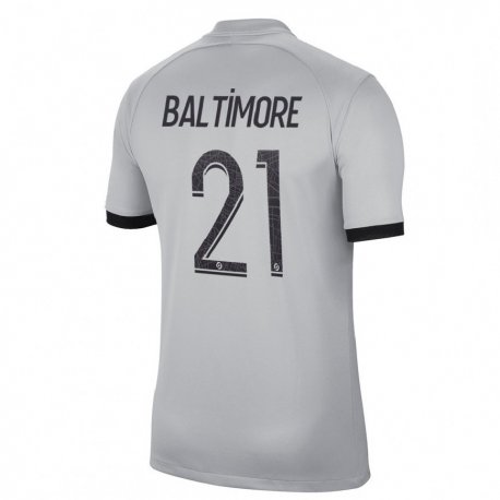 Kandiny Herren Sandy Baltimore #21 Grau Auswärtstrikot Trikot 2022/23 T-Shirt
