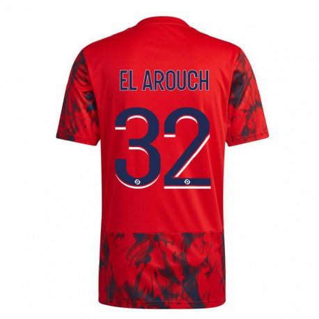 Kandiny Herren Mohamed El Arouch #32 Roter Raum Auswärtstrikot Trikot 2022/23 T-Shirt