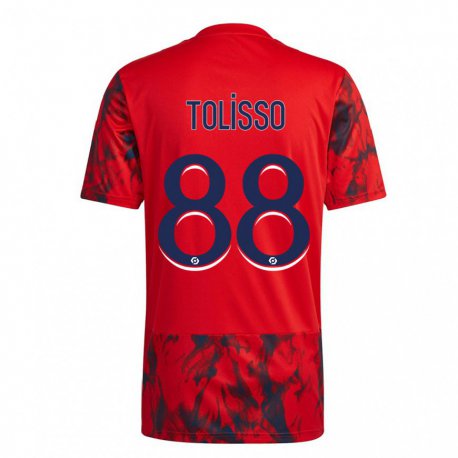 Kandiny Herren Corentin Tolisso #88 Roter Raum Auswärtstrikot Trikot 2022/23 T-Shirt