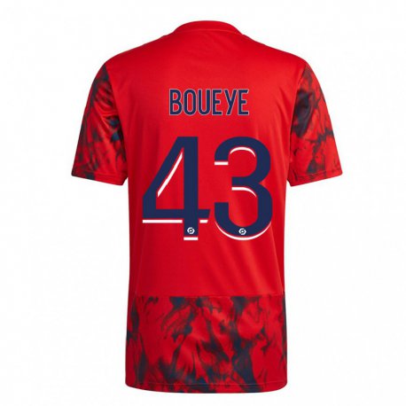Kandiny Herren Philippe Boueye #43 Roter Raum Auswärtstrikot Trikot 2022/23 T-Shirt