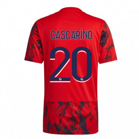 Kandiny Herren Delphine Cascarino #20 Roter Raum Auswärtstrikot Trikot 2022/23 T-Shirt