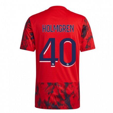 Kandiny Herren Emma Holmgren #40 Roter Raum Auswärtstrikot Trikot 2022/23 T-Shirt