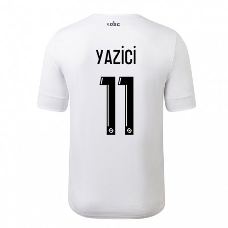 Kandiny Herren Yusuf Yazici #11 Weiß Purpur Auswärtstrikot Trikot 2022/23 T-Shirt