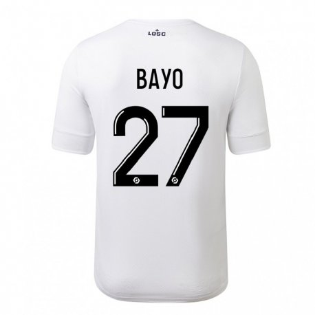 Kandiny Herren Mohamed Bayo #27 Weiß Purpur Auswärtstrikot Trikot 2022/23 T-Shirt