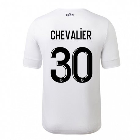 Kandiny Herren Lucas Chevalier #30 Weiß Purpur Auswärtstrikot Trikot 2022/23 T-Shirt
