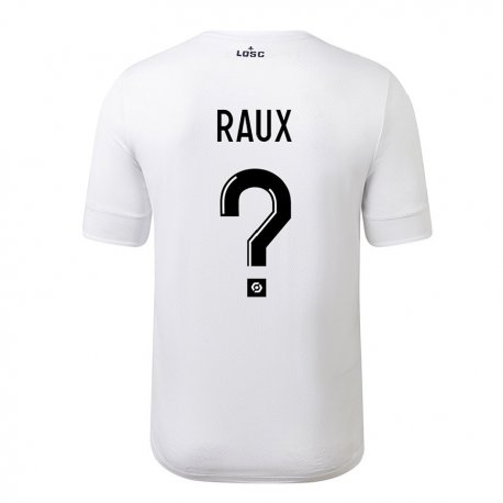 Kandiny Herren Jules Raux #0 Weiß Purpur Auswärtstrikot Trikot 2022/23 T-Shirt