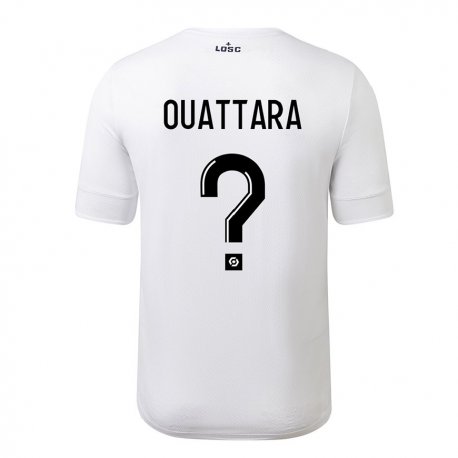 Kandiny Herren Fadiga Ouattara #0 Weiß Purpur Auswärtstrikot Trikot 2022/23 T-shirt