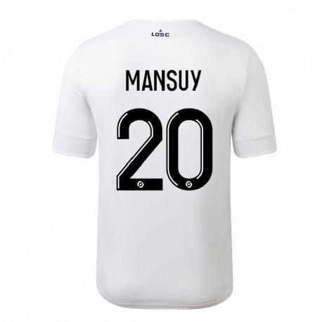 Kandiny Herren Heloise Mansuy #20 Weiß Purpur Auswärtstrikot Trikot 2022/23 T-Shirt