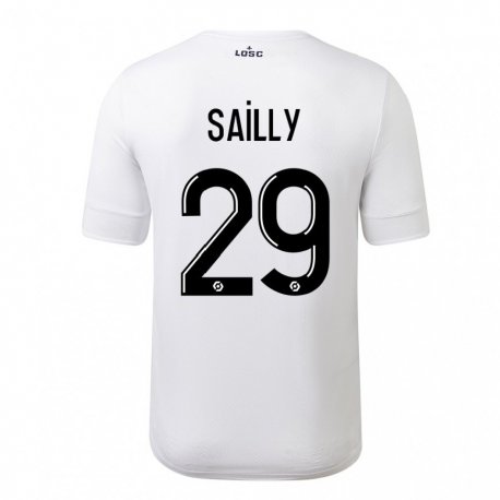 Kandiny Herren Charlotte Sailly #29 Weiß Purpur Auswärtstrikot Trikot 2022/23 T-Shirt