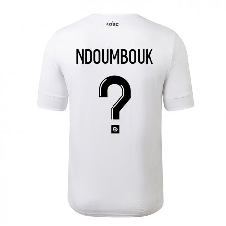 Kandiny Herren Marlyse Ngo Ndoumbouk #0 Weiß Purpur Auswärtstrikot Trikot 2022/23 T-Shirt