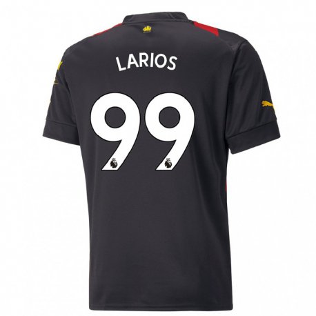 Kandiny Herren Juan Larios #99 Schwarz Rot Auswärtstrikot Trikot 2022/23 T-shirt