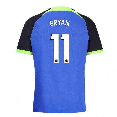 Kandiny Herren Bryan Gil #11 Blau Grün Auswärtstrikot Trikot 2022/23 T-shirt