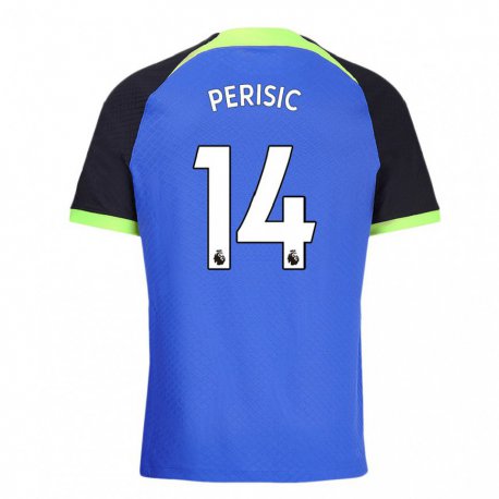 Kandiny Herren Ivan Perisic #14 Blau Grün Auswärtstrikot Trikot 2022/23 T-shirt
