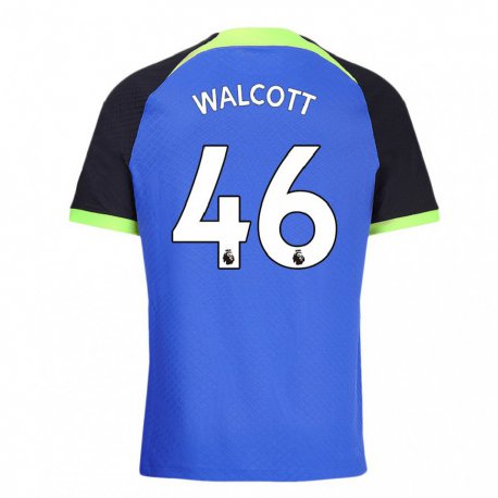 Kandiny Herren Malachi Fagan Walcott #46 Blau Grün Auswärtstrikot Trikot 2022/23 T-shirt