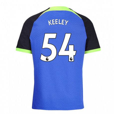Kandiny Herren Josh Keeley #54 Blau Grün Auswärtstrikot Trikot 2022/23 T-shirt