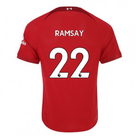 Kandiny Damen Calvin Ramsay #22 Dunkelrot Heimtrikot Trikot 2022/23 T-shirt