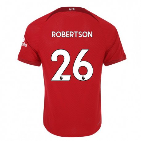 Kandiny Damen Andrew Robertson #26 Dunkelrot Heimtrikot Trikot 2022/23 T-shirt