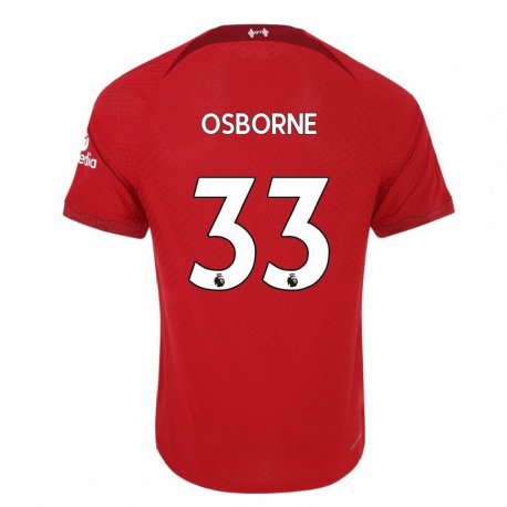 Kandiny Damen Niall Osborne #33 Dunkelrot Heimtrikot Trikot 2022/23 T-shirt