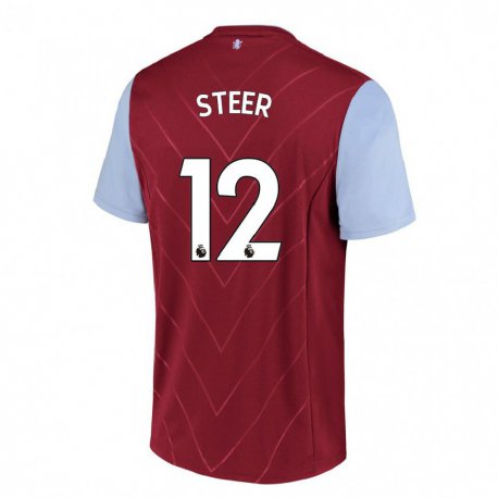 Kandiny Damen Jed Steer #12 Wein Heimtrikot Trikot 2022/23 T-Shirt