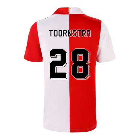 Kandiny Damen Jens Toornstra #28 Chili Weiß Heimtrikot Trikot 2022/23 T-shirt