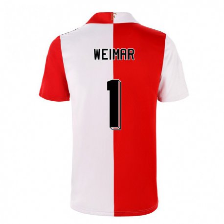 Kandiny Damen Jacintha Weimar #1 Chili Weiß Heimtrikot Trikot 2022/23 T-shirt