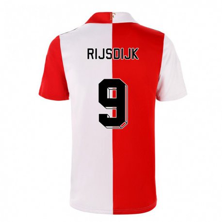 Kandiny Damen Pia Rijsdijk #9 Chili Weiß Heimtrikot Trikot 2022/23 T-Shirt